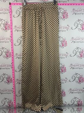 Taver & Blair pants geometric London Geometric Print Palazzo Pants Gold & Black